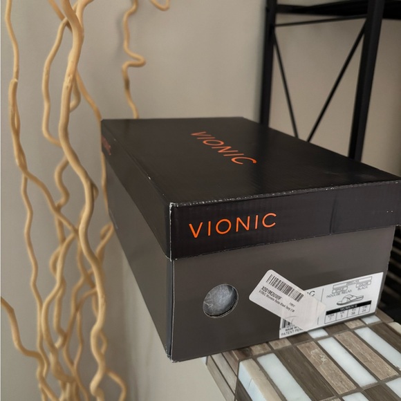 Vionic Black Terry Relax Indulge Slides NEW in Box Size 7 - Picture 7 of 10